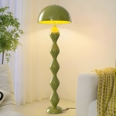 Contemporary Metal Dome Floor Lamp with Switch Included for Home Use