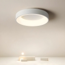 Minimalist Acrylic Shade Metal LED Flush Mount Ceiling Light in Modern Style