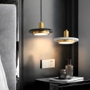 Modern Metal Pendant-Adjustable Hanging Mounting-LED-Warm Light-Wipe Clean