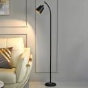 Sleek Metal Floor Lamp with Contemporary Design and LED/Incandescent/Fluorescent Light