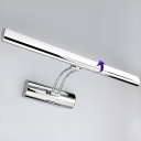 Elegant Steel Vanity Light with LED Bulbs and Acrylic Shade for Modern Living Spaces