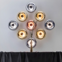 Elegant Metal Wall Sconce with Modern LED Lighting and Metal Shade