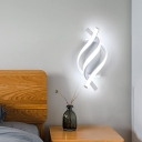 Modern Metal LED Wall Lamp with Plastic Shade - Perfect for Any Residential Space