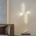 Elegant LED Acrylic Wall Sconce in Modern Metal Design for Alluring Ambient Lighting