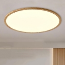 Modern Acrylic LED Bulbs Flush Mount Close To Ceiling Light with Ambient Shade for Residential Use