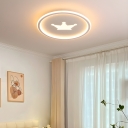 Ambient Closure Metal, Modern 1-Light Residential LED Ceiling Light No Assembly