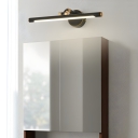 Modern LED Metal Vanity Light with Resin Shade for Dining, Living and Bathroom Decor
