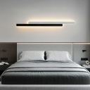 Modern LED 2-Light Metal Wall Lamp with Acrylic Shade for Contemporary Home Decor