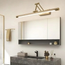 Contemporary LED Vanity Light with Acrylic Shade for Modern Bathroom Decor