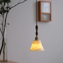 Handcrafted Ceramic Pendant Light with Adjustable Cord and Stylish Modern Design