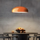 Modern Metal Pendant Light with Five Lights and Adjustable Cord Mounting