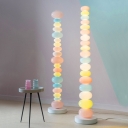 Modern Chic LED Ambient Floor Lamp with Beautiful Glass shade for Stylish Residential Use