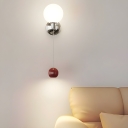 Elegant Modern LED Wall Lamps with Glass Shade in Warm/White/Neutral Light