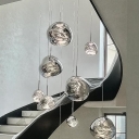 Residential Use Modern Sized Round Dimmable Pendant LED Included Neutral Light