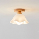 Metal Flush Mount Ceiling Light with Acrylic Shade for Any Modern Home Interior Home