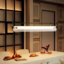 Modern Acrylic Island Light with Adjustable Hanging Length for Living Room