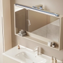 Modern Linear Metal Vanity Lights with Led Light Source for Bathroom