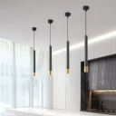 Contemporary LED Adjustable Hanging Length Iron Pendant Light for Dinning Room