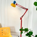 Modern Metal Floor Lamp No Bulb Included with Iron Shade for Living Room