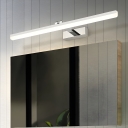 Bathroom Stainless Steel Chrome Vanity Lights in Modern & Minimalist Design