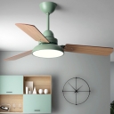 Sleek Metal Flushmount Ceiling Fan with Adjustable Lighting and Remote Control