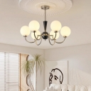 Scandinavian Vintage Living Room Chandelier with Adjustable Hanging Length
