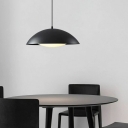 Contemporary Acrylic Shade Pendant Light with Adjustable Hanging Length