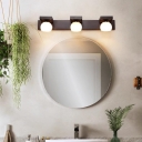 Direct-wired Down Vitreous Vanity Light with Shade Adapted for Bi-pin for Dining Room in a Modern Style