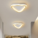1 Light Minimalist Led Light Fixture Surface Mount Ceiling Sconce, Hardwired