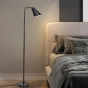 Art Deco 1 Light Metal Unique Floor Lamp with Wrought Iron Shade for Residential Use, LED/Incandescent/Fluorescent, Foot Switch