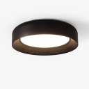 1 Light Led Light Fixture Round Flush Mount Ceiling Light with Acrylic Shade