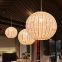 Modern 1 Light Adjustable Hanging Length Pendant Light for Bedroom & Living Room