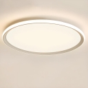 1 Light Simple Led Light Fixture Flushmount Ceiling Fixture for Bedroom