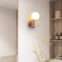 Indoor Modern Stone Wall Lamp for Residential Use, Hardwired