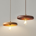 Modern 1 Light Adjustable Hanging Length Pendant Light for Bedroom
