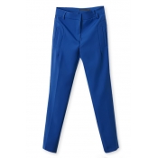 Elegant Elastic British Style Pants with Special Designed Pockets