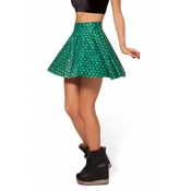 Hottest Green Fish Scale Pattern Slimming Elastic Skirt