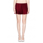 Must Have Solid Pintucked Pleated Mini Skirt