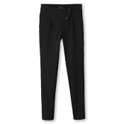Must Have Black Button Fly Skinny Pants
