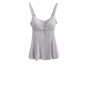 Plain Skinny Padded Cup Cami Top in Modal
