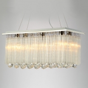Bring Sparkle to Entryway or Dining Room with Elegant Large Modern Crystal Chandelier