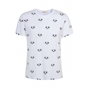 All Over Eyes Print T-Shirt