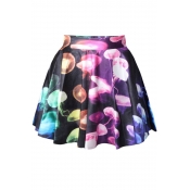Jellyfish Print Skater Skirt