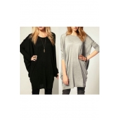 Women's Loose Fit Long Sleeve Tunic Top