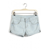 Comfy Women's Plus 5 pockets Denim Shorts