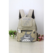 Unisex Fashion Cartoon Totoro Print Backpack