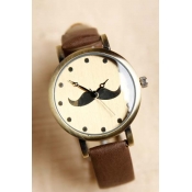 New Arrival Fashion Moustache Dial Quartz Watch