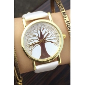Unisex Fashionable Tree Design Dial Quartz Watch