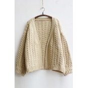New Arrival Open-Front Batwing Sleeve Cardigan