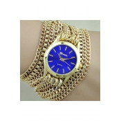 Latest Fashion Tribal Style Watch with Hand Chain Design